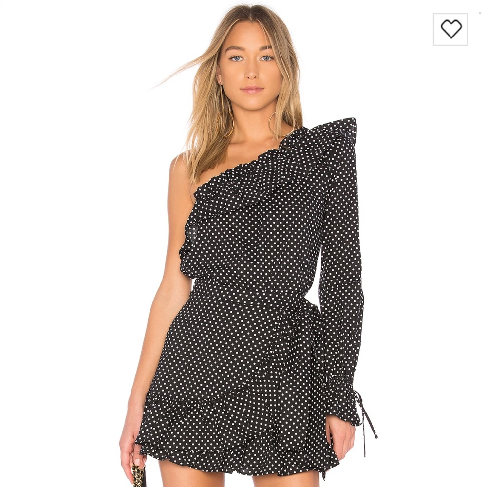 Tularosa Elinor Top in Black Polka Dot